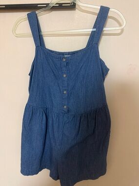 Old Navy Blue Chambray Top - 14/16Plus